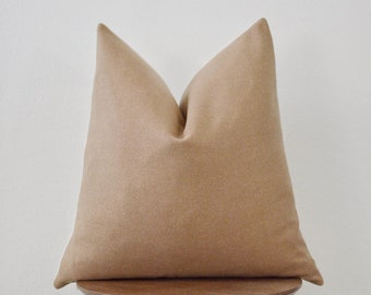 camel throw pillows