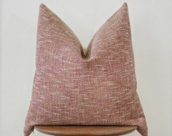 Berry Woven Pillow Cover