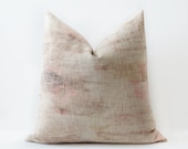 Blush and Brown Mist Pillow Cover