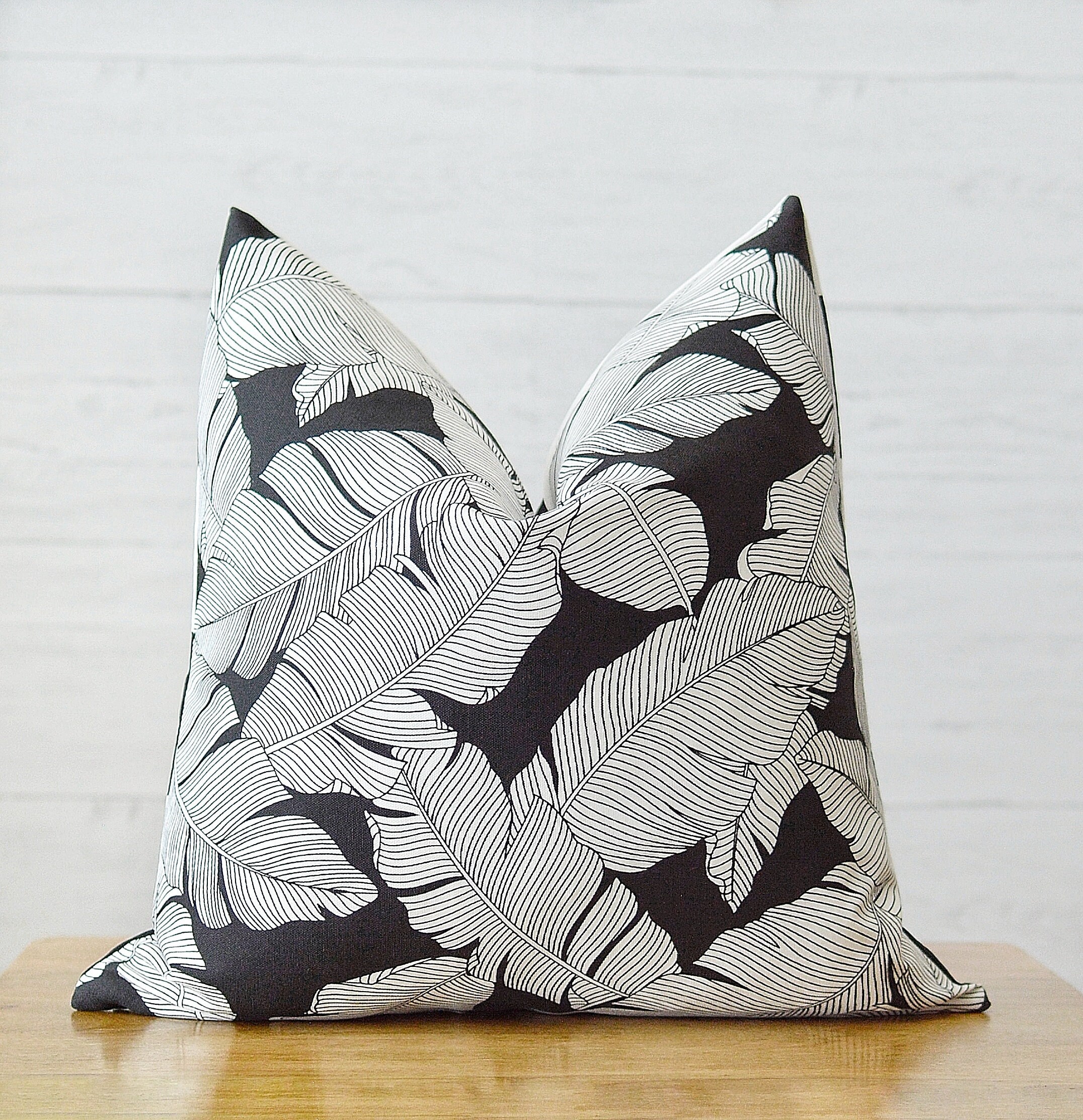 Black and White Reversible Outdoor Pillow | Etsy