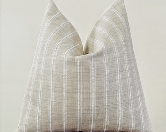 Darcy Striped Woven Pillow Cover