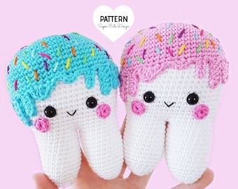 Sweet Tooth -  PDF Pattern, amigurmi, crochet