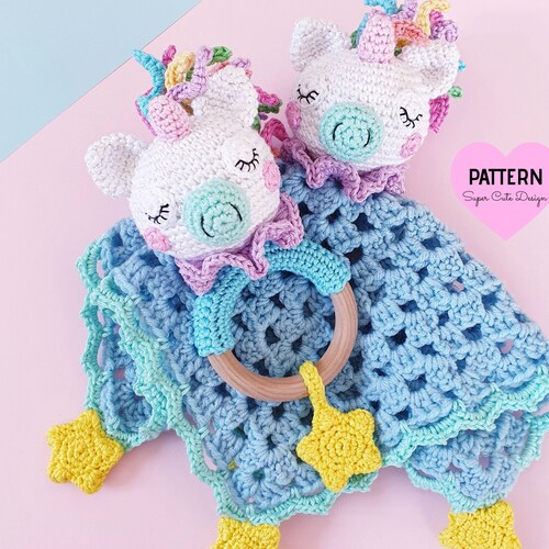 CLOUD RATTLE SECURITYBLANKET Pdf Pattern Amigurmi - Etsy