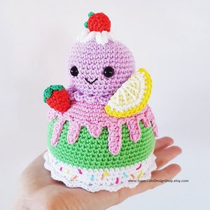 Ice Cream Cake PDF Pattern, crochet, amigurumi image 3