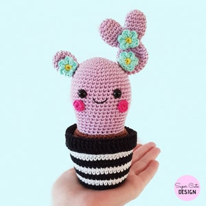 Cactus Friends PDF Pattern, amigurumi, crochet image 5