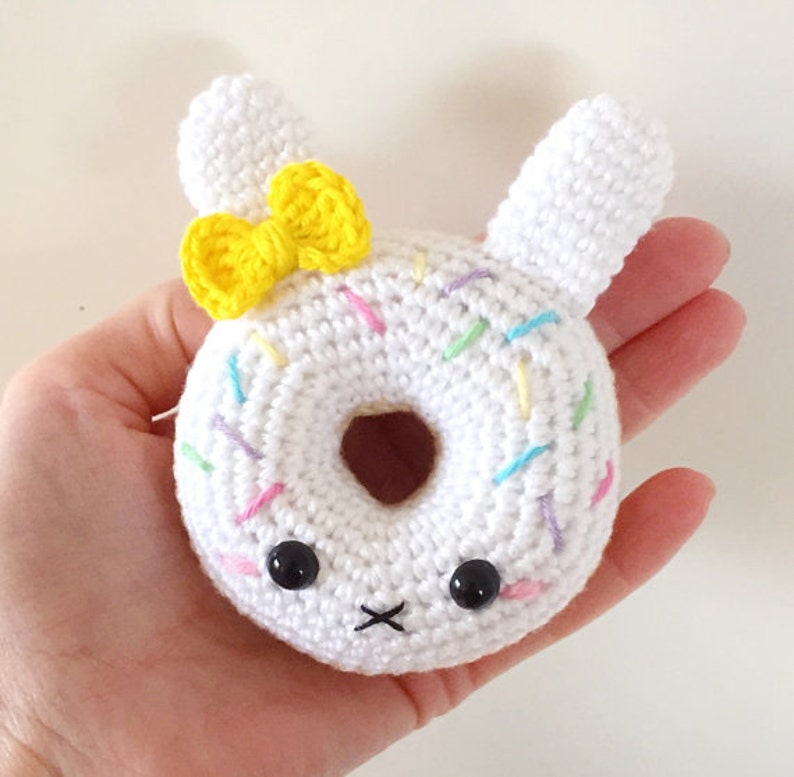 Bunny Donuts PDF Pattern, amigurumi, crochet image 4