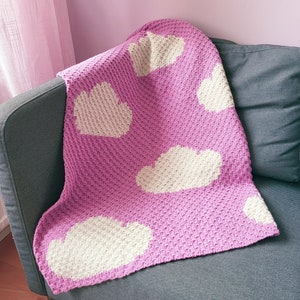 SWEET DREAMS Baby Blanket, PDF Pattern, crochet, C2C, Corner to corner image 6