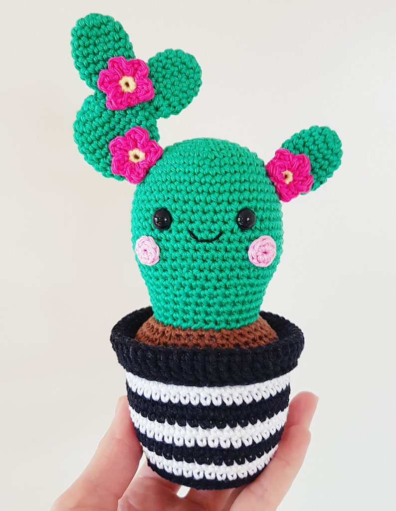 Cactus Friends PDF Pattern, amigurumi, crochet image 4