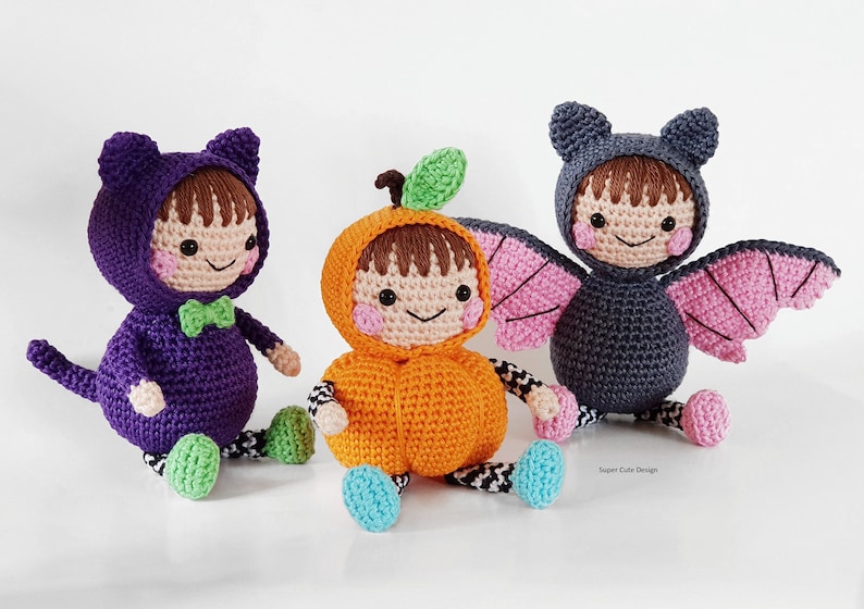 Halloween Ami PDF Pattern, crochet, amigurumi image 2