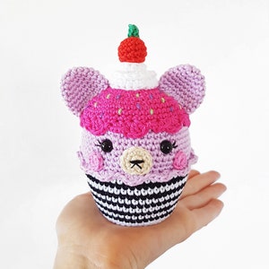 Animal Cupcakes PDF Pattern, crochet, amigurumi image 7