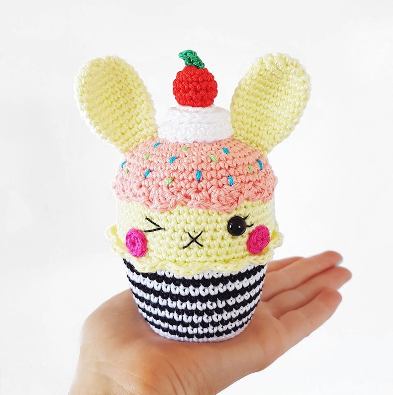 Animal Cupcakes PDF Pattern, crochet, amigurumi image 6