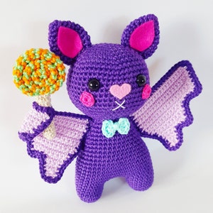 Bat's Need Candy Too PDF Pattern, crochet, amigurumi image 2