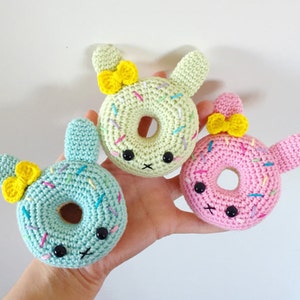 Bunny Donuts PDF Pattern, amigurumi, crochet image 3