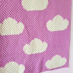 SWEET DREAMS Baby Blanket, PDF Pattern, crochet, C2C, Corner to corner image 8