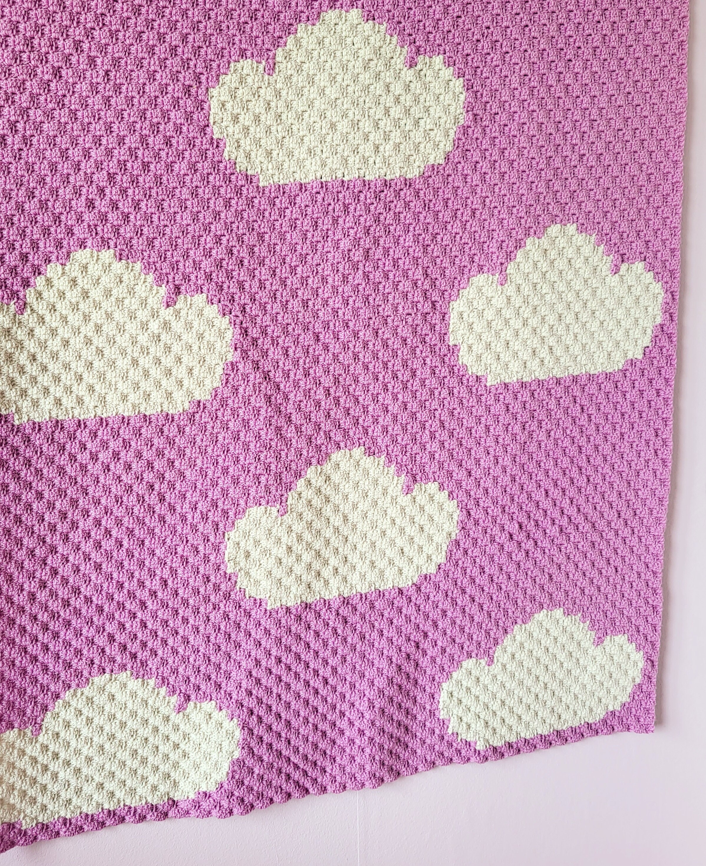 SWEET DREAMS Baby Blanket PDF Pattern Crochet C2C Corner Etsy