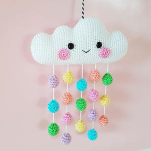 Cloud Mobile PDF Pattern, crochet, amigurumi image 5