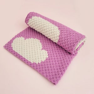 SWEET DREAMS Baby Blanket, PDF Pattern, crochet, C2C, Corner to corner image 2