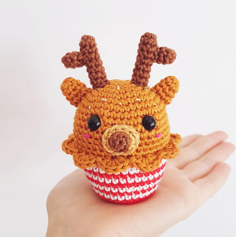 Christmas Cupcakes PDF Pattern, crochet, amigurumi image 4