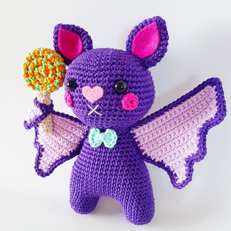 Bat's Need Candy Too PDF Pattern, crochet, amigurumi image 3
