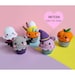 Halloween Cupcakes PDF Pattern, crochet, amigurumi 