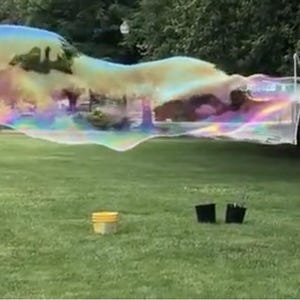 Fox & Friends Giant Bubble Wands | Huge Bubble Maker | Kids Outdoor Toy | Birthday Party Entertainment | Summer Activity Gift