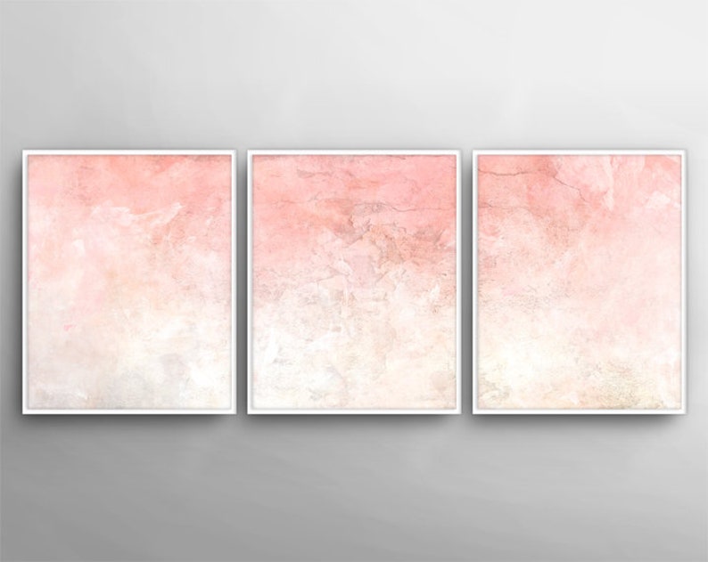 Blush Pink Decor Blush Pink Wall Art Blush Pink Etsy