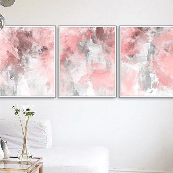 Blush Pink and Gray Etsy
