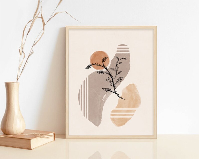 Boho Wall Art boho Art Set Boho Decoration Boho Decor Etsy