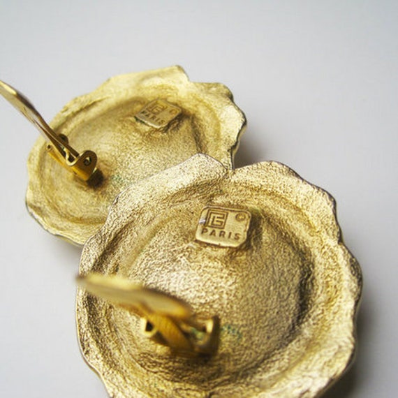 PIERRE BALMAIN vintage goldplated statement clip … - image 5