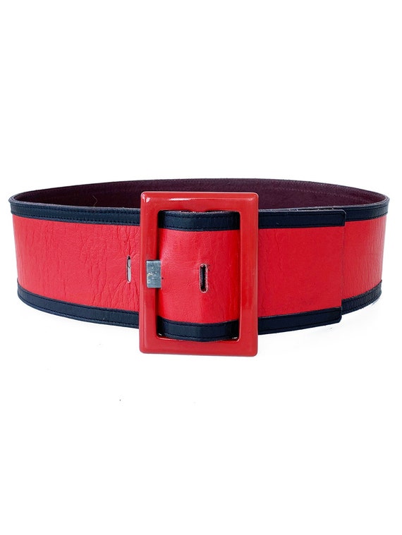 saint laurent wide belt