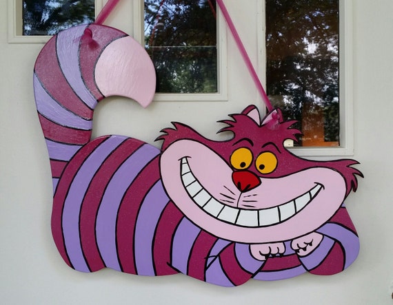 Cheshire Cat Door Hang - Etsy