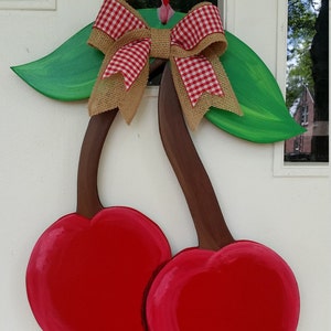 Summer Cherries door hang