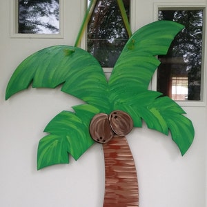 Large Palm Tree 3D door hang