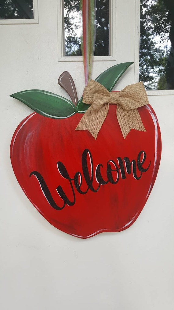 Giant Fall Apple door hang in any color you want