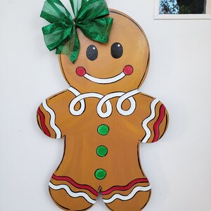 Gingerbread Boy or Girl Door Hang
