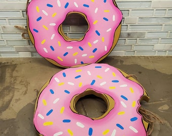 Cubicle Sized Donut hang in several colors, with/without bite mark