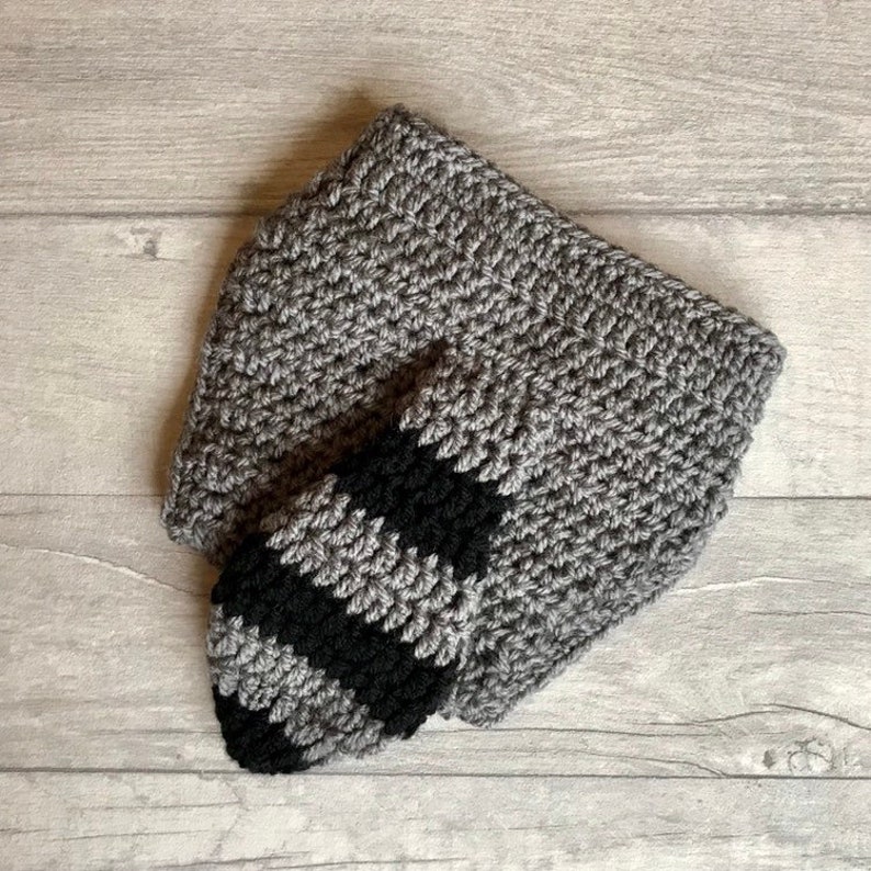 Woodland Animal Hat Newborn Photo Prop Crochet Girls Raccoon Outfit Crochet Raccoon Costume Baby Shower Gift Baby Girl MADE TO ORDER