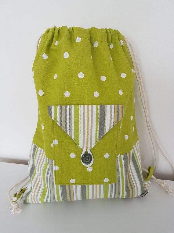 polka dot duffle bag