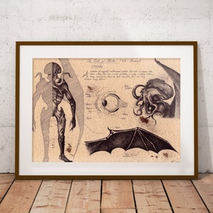 Medium - Cthulhu - Lovecraft Art Print