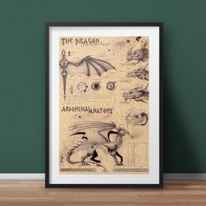 Large - Dragon - European Folklore Art Print