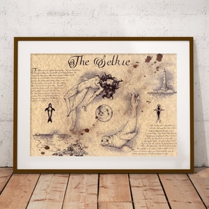 Medium - Selkie - Scottish Mythology Art Print