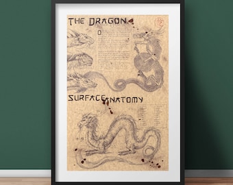 Large - Draco Oriens - Chinese Mythology Art Print