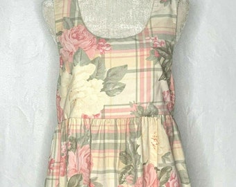 modest pinafore dress
