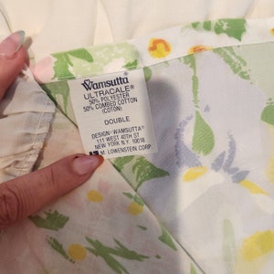 Jupe double Wamsutta - sur mesure, satin 100% coton, goutte