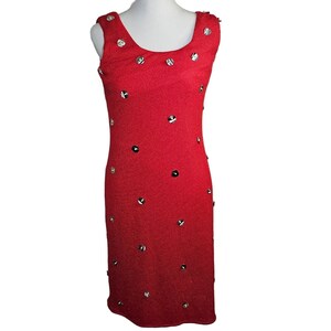 fredericks of hollywood red dress Vintage Red Dress By Fredericks Of Hollywood Body Con Style Size Large