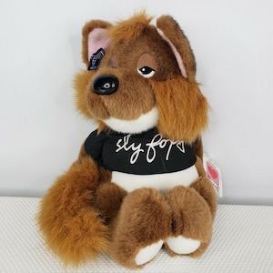 Applaus Herz Kitzelr Schlauer Fuchs Vintage Kuscheltier Plüschtier 10 in