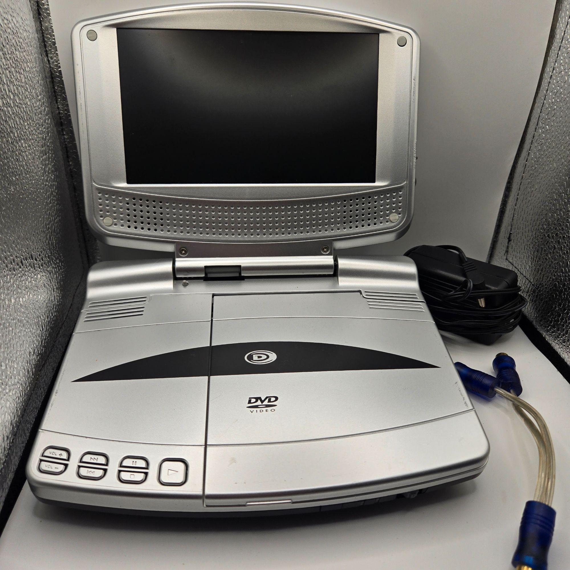 Vintage Durabrand Silver Portable DVD Player 7