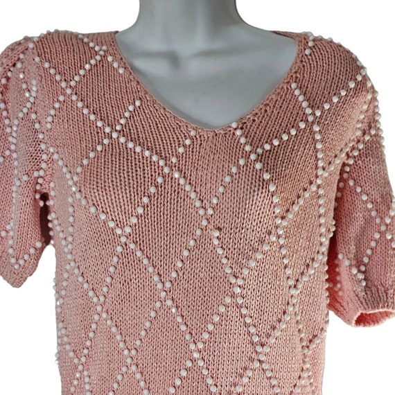 Vintage 80s Lillie Rubin Sweater Womens Size Smal… - image 2