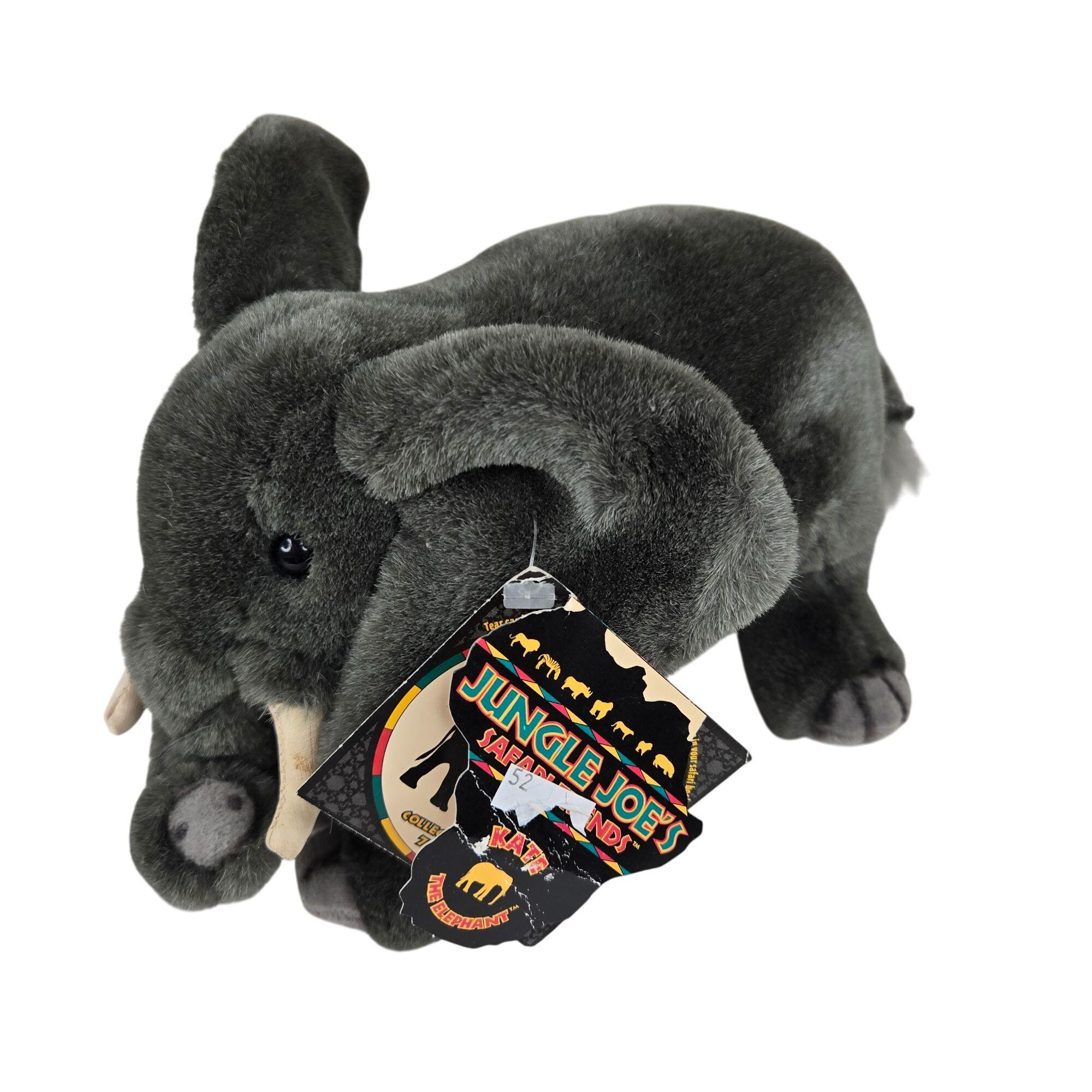 Vintage 90s Jungle Joes Cant Wait Kate the Elephant Plush Toy - Etsy