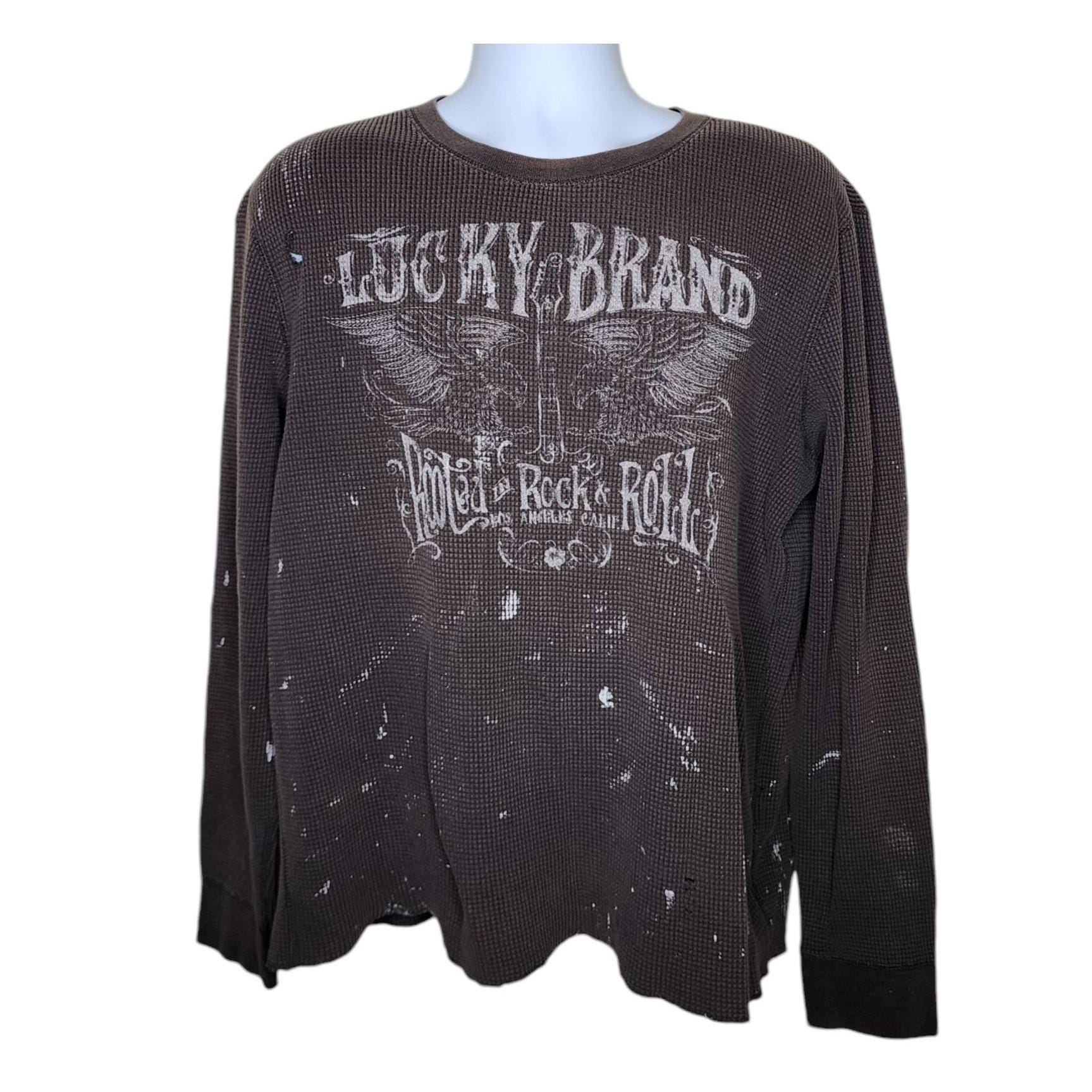 Canotta Lucky Brand Con Pizzo Ricamato Vintage - Scollatura Quadrata E Lacci Con Nappa, 100% Cotone
